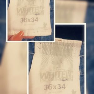Men’s White tag premium denim jeans